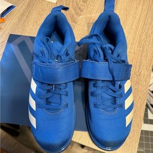 Blue Adidas Lifters